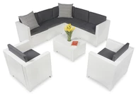 Esquinero en technorattan Colorado Corner 7 blanco Bica