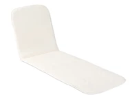 Cojín blanco para tumbonas Bica