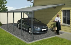 Marquesina Feria Palram 4 x 6,06 m gris