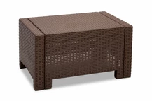 Mesa en technorattan Colorado marrón Bica
