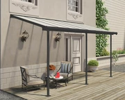 Sierra Palram pérgola de aluminio 2,3 x 4,6 m gris