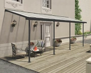 Sierra Palram pérgola de aluminio 2,3 x 6,9 m gris