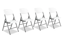Sillas plegables catering juego 4 sillas