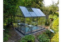 Invernadero de policarbonato Hybrid 1,85 x 2,46 m Palram - Canopia gris