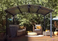 Cenadores de jardín - Cenador de policarbonato Tuscan Palram 4,3 mx 3,6 m
