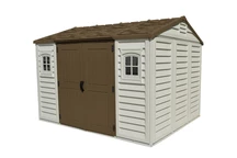 Caseta de resina de jardín Duramax Apex 10,5 x 8 marrón