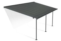 Cochera para automóvil de aluminio Sierra Palram - Canopia 3 x 6,1 m antracita Heat Block