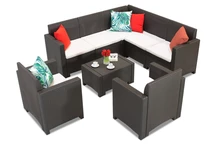 Conjunto con cantonera Nebraska Corner 7 antracita Bica