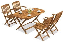 Conjunto de jardín de madera Laos/Delhi 4 Garden Point