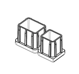 Recambio para mueble Bica R blanco