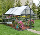 Invernadero de policarbonato Hybrid 1,85 x 3,06 m Palram - Canopia gris