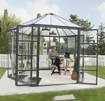 Invernadero hexagonal de policarbonato Oasis 3,6 m Palram - Canopia