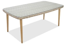 Mesa de jardín de ratán artificial Cordoba arena Garden Point