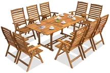 Mobiliario de madera para jardín Hanoi/Bombaj 10 Garden Point