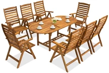 Mobiliario de madera para jardín Hanoi/Bombaj 8 Garden Point