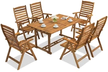 Muebles de madera de jardín Birmania/Bombay 6 Garden Point