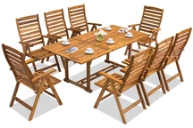 Muebles de madera de jardín Birmania/Bombay 8 Garden Point