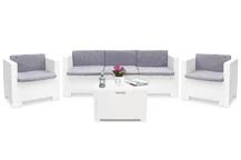 Muebles en technorattan Colorado Coffee Box 5 con arcón Bica blanco