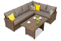 Muebles en technorattan Parma Comida 5 marrón Garden Point