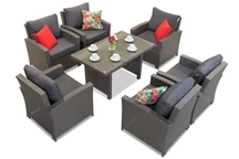 Muebles en technorattan Parma Premium antracita Garden Point