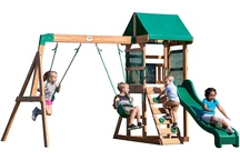 Parque infantil de madera con torre Buckley Hill