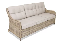 Sofá de tres plazas de technoratán Toledo beige Garden Point