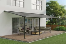 Techos para terrazas de aluminio Sierra Palram - Canopia 3 x 7,3 m antracita Heat Block