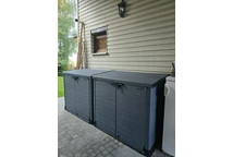 Armario para jardín StoreAway 1200l Duramax gris