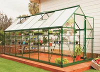 Invernadero de policarbonato Hybrid 1,85 x 4,26 m Palram - Canopia verde