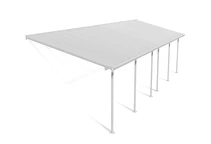 Pérgola de policarbonato Feria Palram 3 x 9,71 m blanco