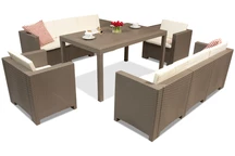 Colorado Apetito 8 Bica cappuccino muebles de ratán