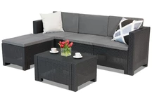 Conjunto de muebles technorattan Colorado Relax antracita Bica