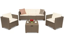 Juego de jardín con caja Colorado Coffee Box 5 cappuccino Bica