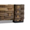 Muebles de jardín Monaco Coffee 4 + 2 pufs Garden Point marrón