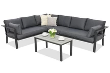 Muebles de jardín de aluminio Sydney Corner Garden Point antracita