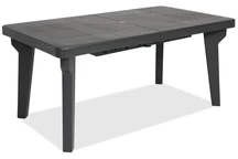 Mesa grande de jardín Bergen antracita Bica