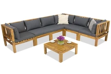 Mobiliario de jardín Brunei Corner 6 Garden Point acacia