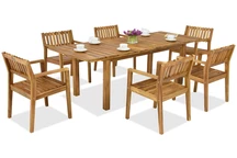 Mobiliario de jardín de madera Jakarta/Timor 6 Garden Point