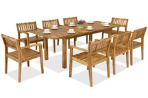 Mobiliario de jardín de madera Jakarta/Timor 8 Garden Point