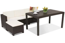 Mueble lounge de poliratán Colorado Relax Corner 4 marrón Bica
