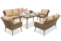 Muebles de jardín Bilbao Apetito 7 Garden Point marrón
