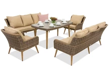 Muebles de jardín Bilbao Apetito 8 Garden Point marrón