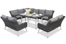 Muebles de jardín Bilbao Comida 9 Garden Point antracita