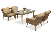 Muebles de jardín Bilbao Premium 4 Garden Point marrón