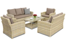 Muebles de jardín Bristol Coffee 7 en technorattan Garden Point beige