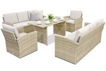 Muebles de jardín Monaco Apetito 8 Garden Point beige
