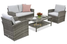 Muebles de jardín Monaco Coffee 4 Garden Point gris
