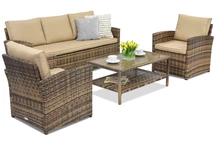 Muebles de jardín Monaco Coffee 5 Garden Point marrón