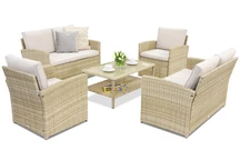 Muebles de jardín Monaco Coffee 6 Garden Point beige