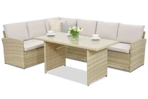 Muebles de jardín Monaco Comida 5 Garden Point beige